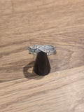 wave band with CZ stones