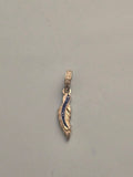 Feather dangle charm