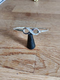 Infinity hook clasp bangle