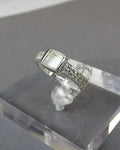 Beautiful square and diamante ring