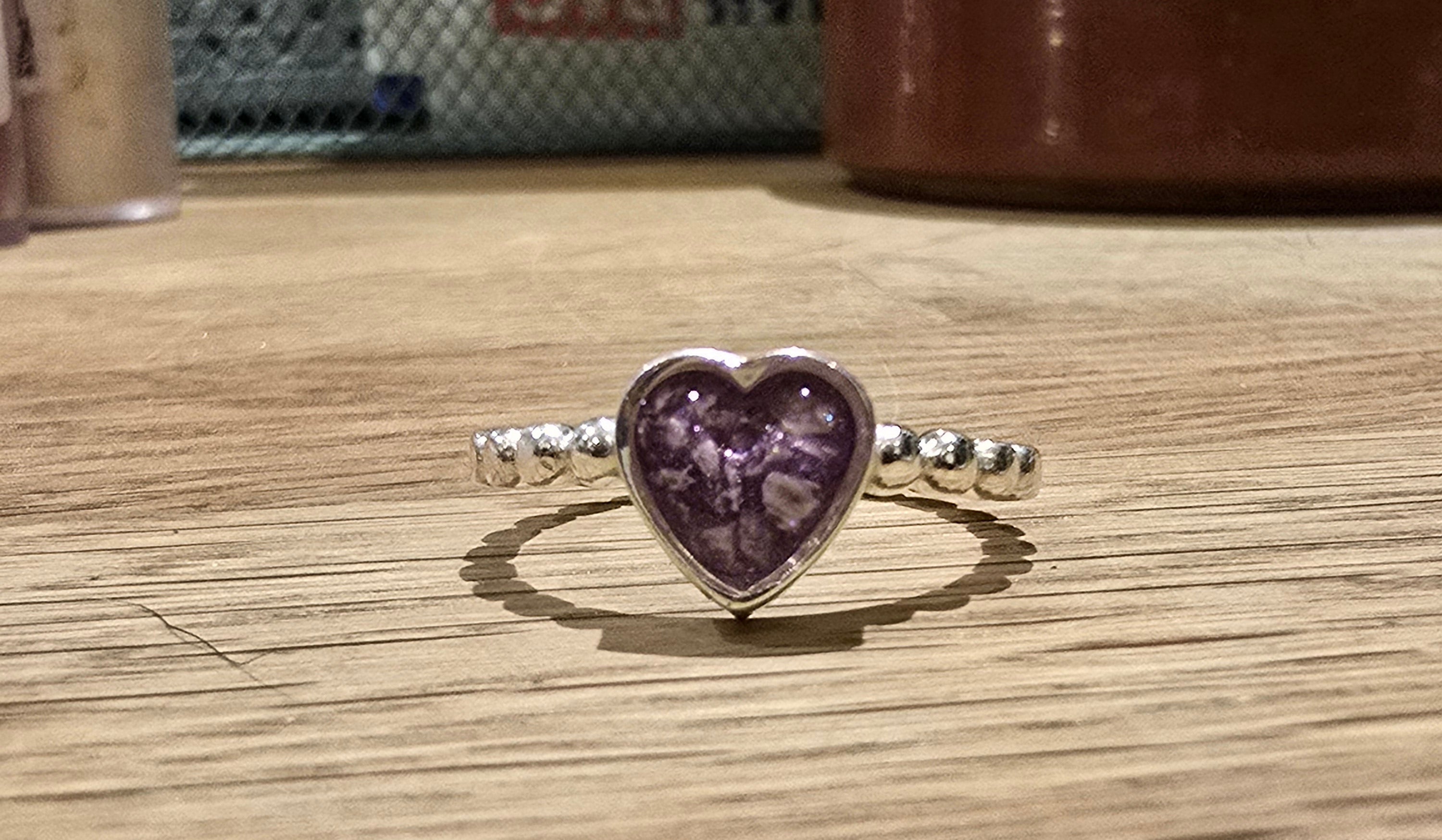 Heart bobble ring