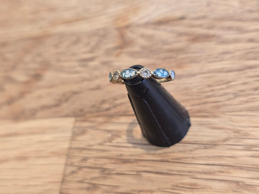 Marquise and CZ ring