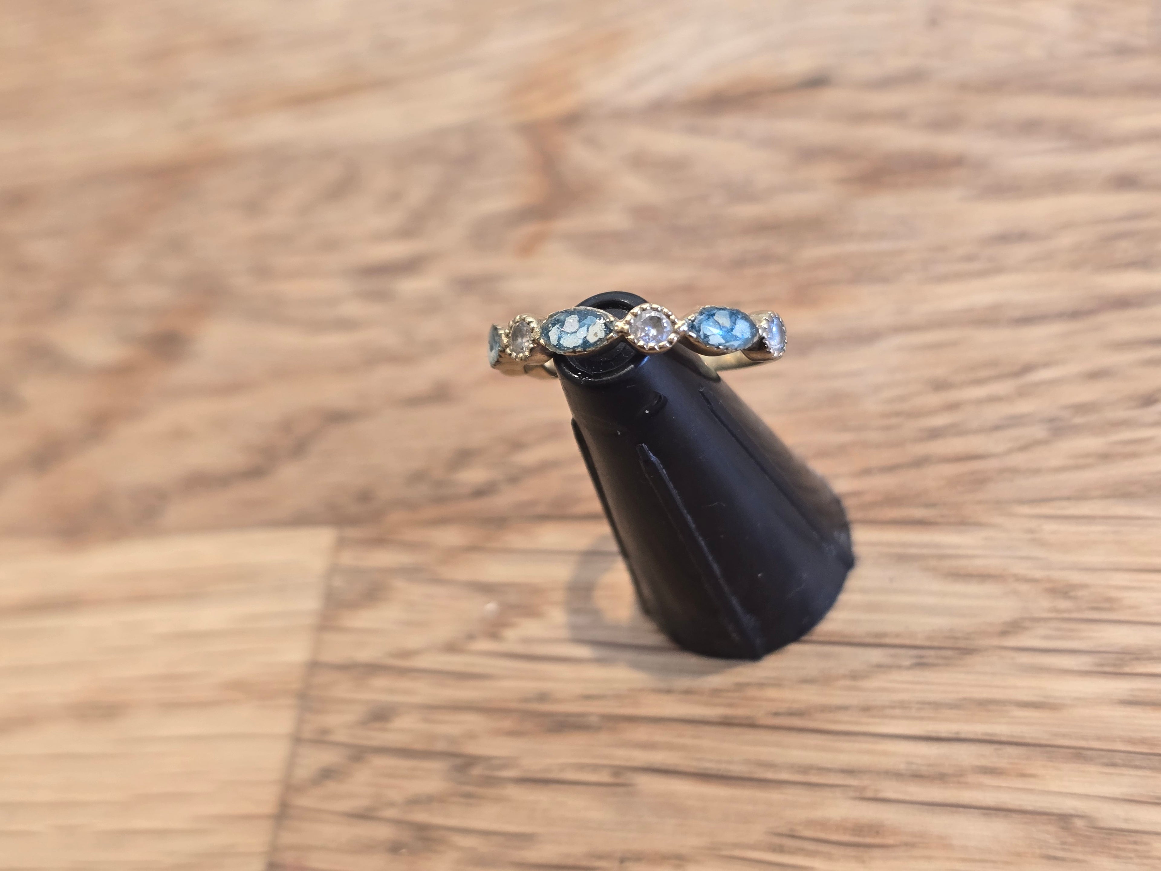 Marquise and CZ ring