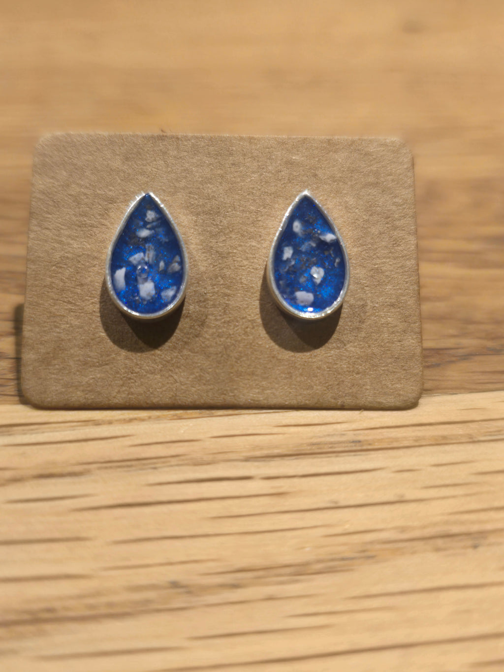 Sterling Silver teardrop studs