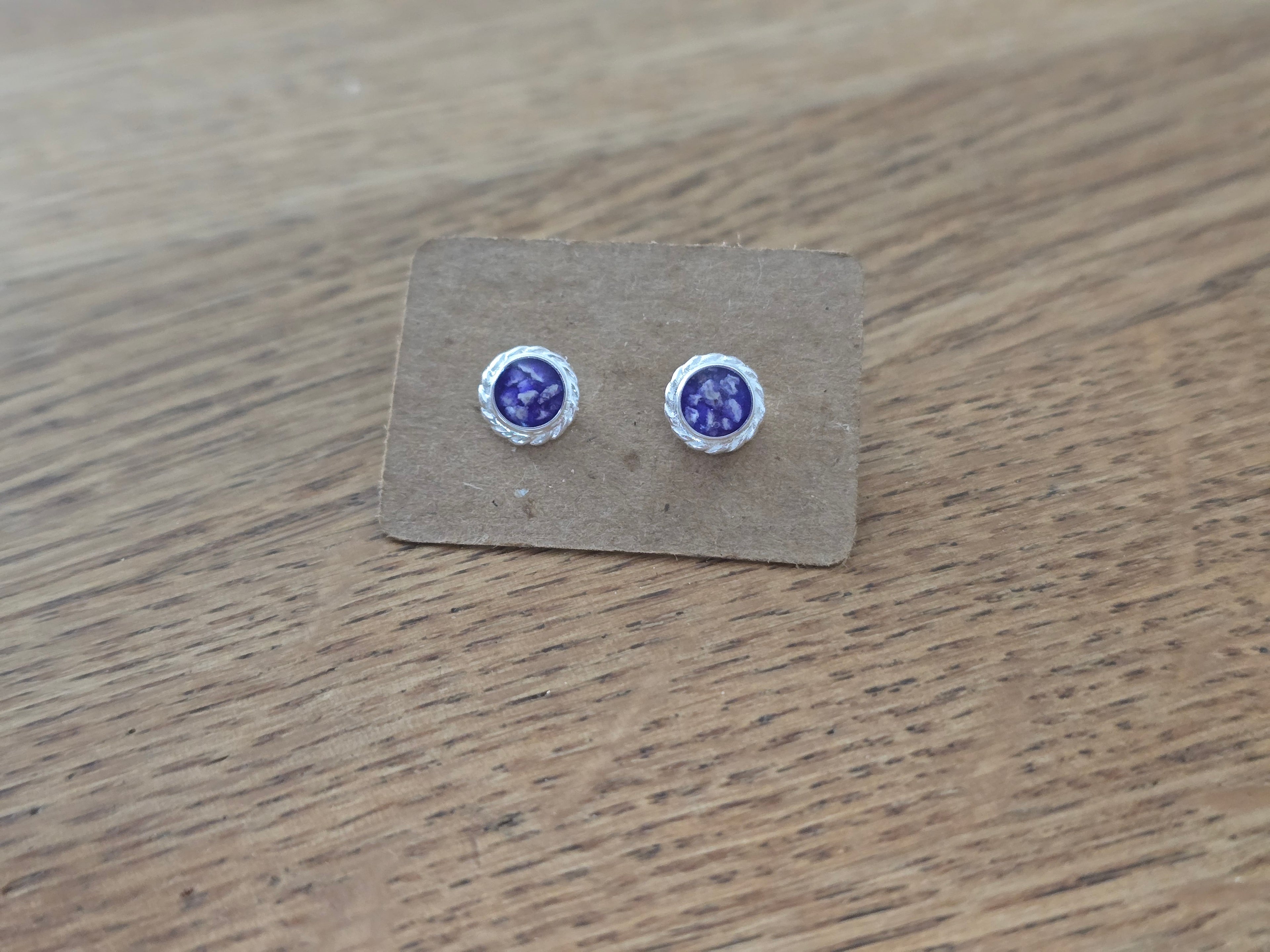 Silver Rope Edge Earring