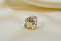 Solid Silver Dog Paw Charm