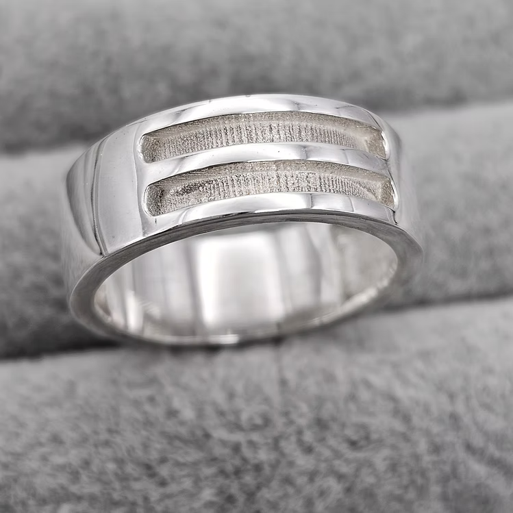 Gents Double Channel ring