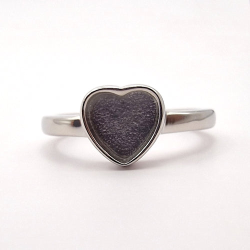 Stainless Steel Heart Ring
